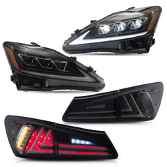 VLAND LED Headlighs & Tail Lights Suits For 2006-2013 Lexus IS350 250 ISF