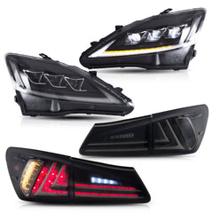 VLAND LED Headlighs & Tail Lights Suits For 2006-2013 Lexus IS350 250 ISF