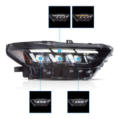 VLAND Headlights For 2015 2016 2017 Ford Mustang (S550) Canada