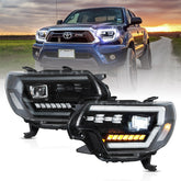 VLAND LED Headlights For 2012-2015 Toyota Tacoma with Start-up Animation Canada