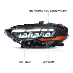 VLAND LED Headlights For Ford Mustang 2018-2023 Canada