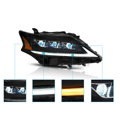 Clearance-2013-2015 Lexus RX 270 350 450h LED Clear Reflector Headlights Canada