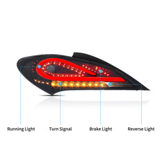 VLAND LED Taillights For 2010-2016 Hyundai Genesis Coupe Canada