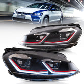 VLAND Headlights For 2018-2021 Golf MK7.5 Halogen Models Canada