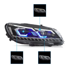 VLAND LED Headlights For 2011-2015 Volkswagen Passat Halogen Model Canada