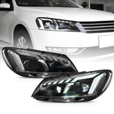 VLAND Black LED Headlights For 2011-2015 Volkswagen Passat Canada