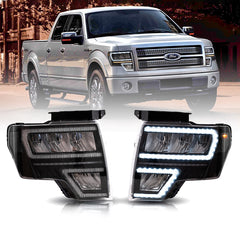 VLAND LED Reflection Bowl Headlights For 2009-2014 Ford F150 Canada