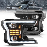 VLAND LED Dual Beam Headlights For 2018-2020 Ford F150 Canada