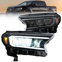 VLAND LED Reflection Bowl Headlights For 2016-2022 PX Ford Ranger