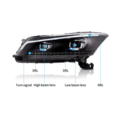 VLAND LED Headlights For 2008-2012 Honda Accord Canada
