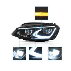 VLAND LED Headlights for 2015-2017 Volkswagen Golf 7 / MK7