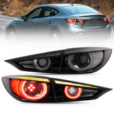VLAND Full LED Tail Lights For 2014-2018 Mazda 3 Axela Sedan Canada