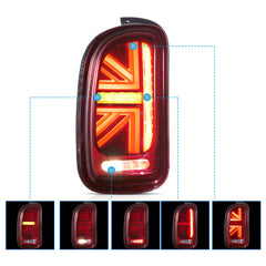 Clearance-2007–2014 Mini Cooper Clubman R55 Red LED Taillights Canada