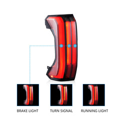 Clearance-2022-2024 Toyota Tundra with Start-up Animation Red LED Taillights Canada