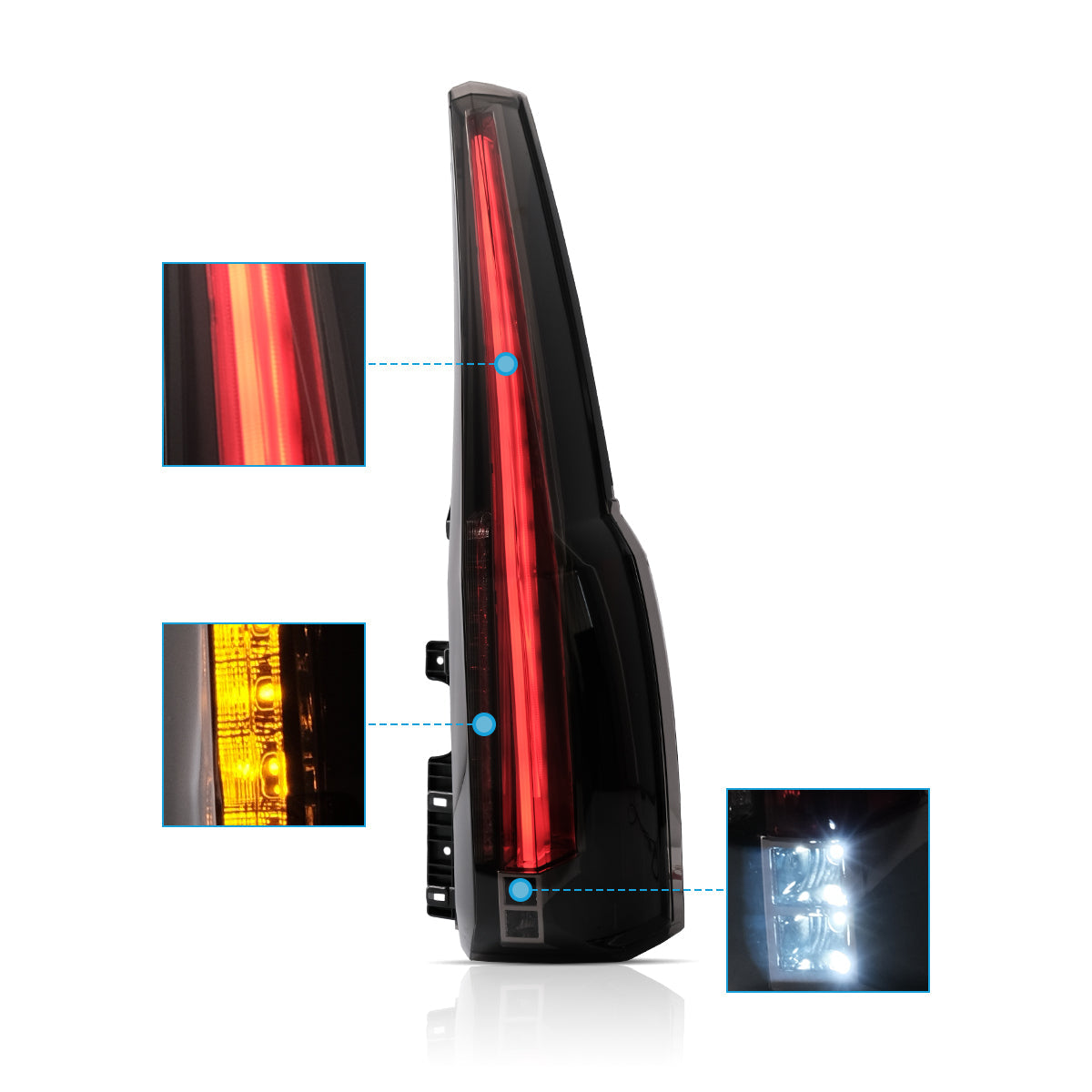 VLAND LED Tail Lights For 2015-2020 GMC Yukon | Denali SUV Canada