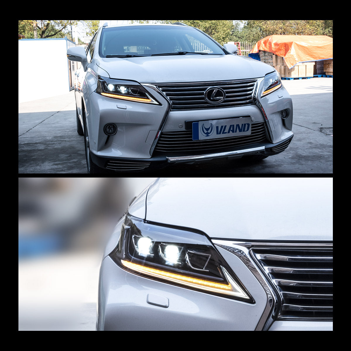 VLAND LED Headlights For 2013-2015 Lexus RX 270 350 450h Canada