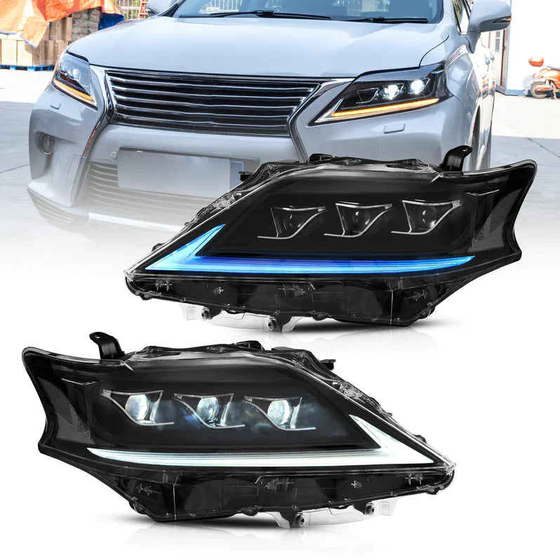 Clearance-2013-2015 Lexus RX 270 350 450h LED Clear Reflector Headlights Canada