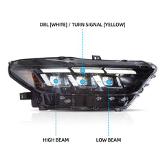 VLAND Headlights For 2015 2016 2017 Ford Mustang (S550) Canada