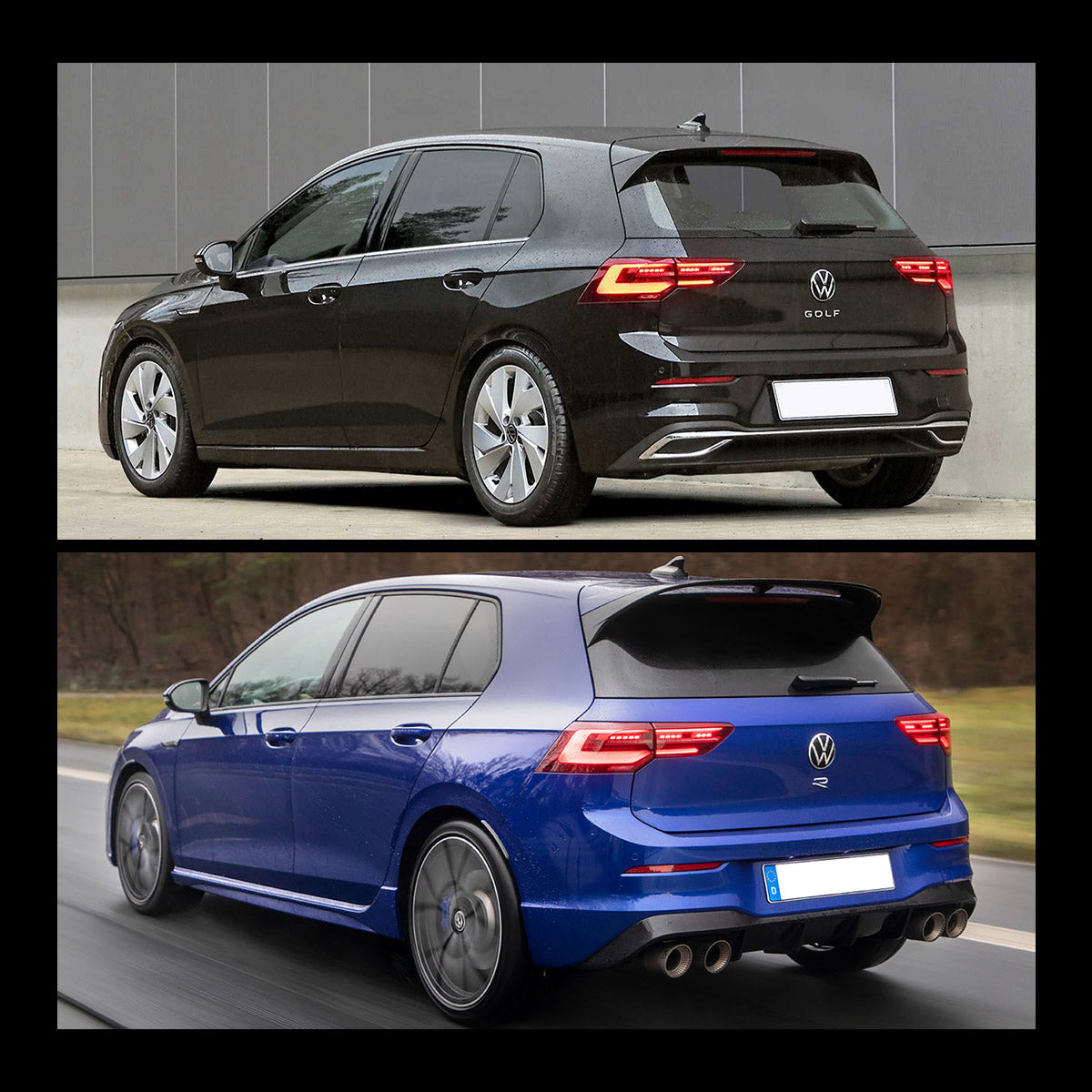 VLAND LED Tail Lights For 2020-2024 Volkswagen Golf Mk8 Canada