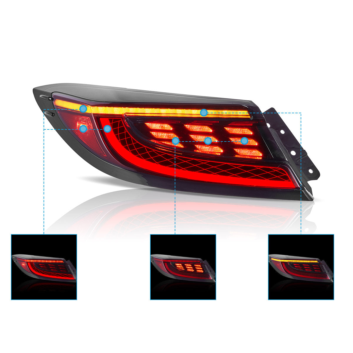 VLAND Taillights For 2021-2024 Toyota 86 & Subaru BRZ Canada