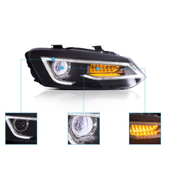 VLAND LED Headlights For 2009-2017 Volkswagen Polo MK5 Canada