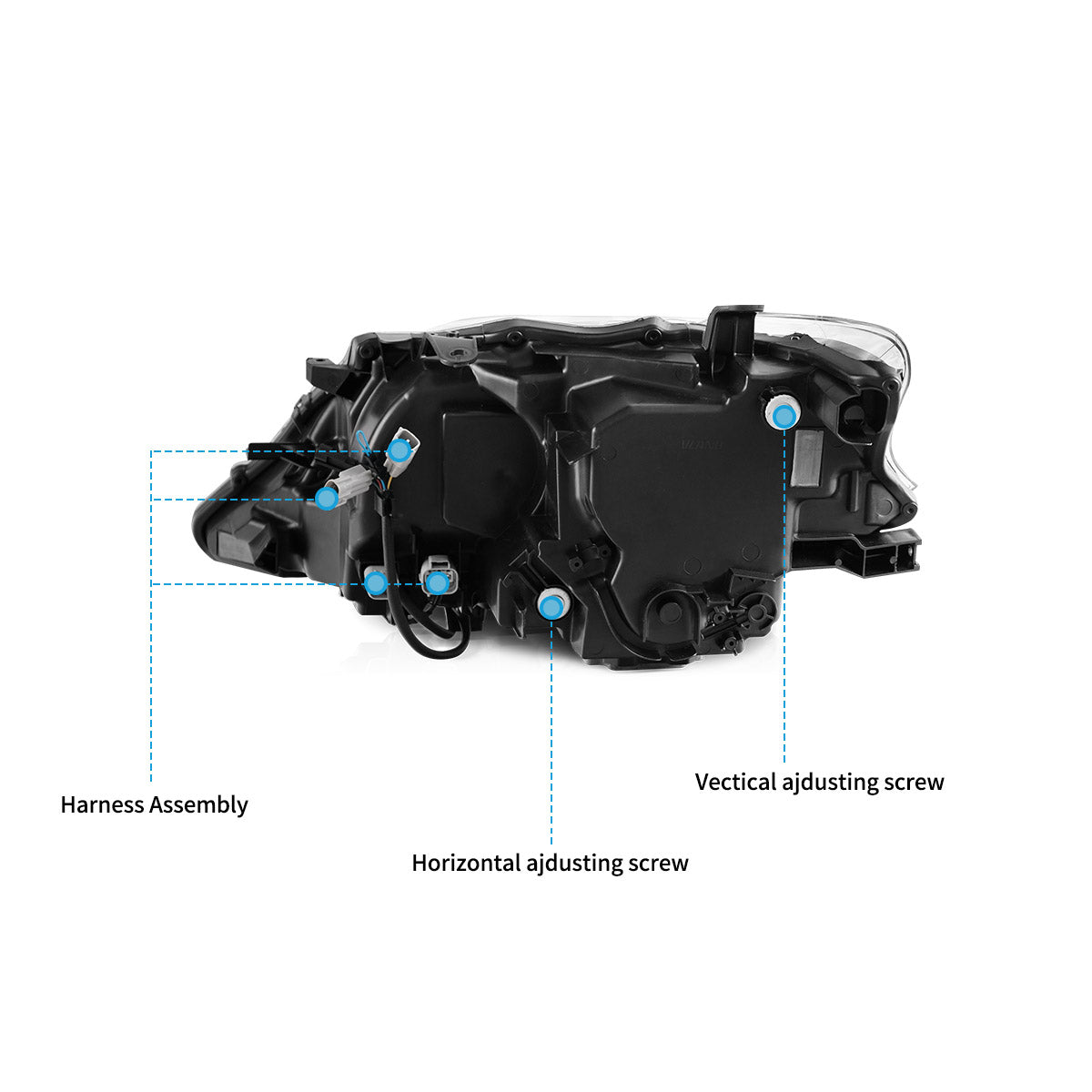 VLAND LED Headlights For 2013-2015 Lexus RX 270 350 450h Canada
