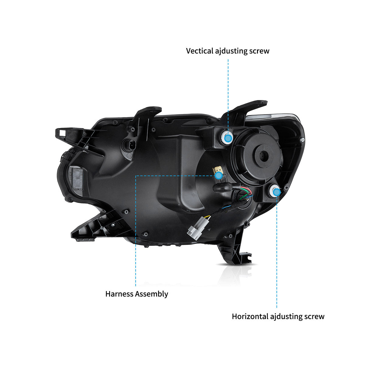 VLAND LED Headlights For 2012-2015 Toyota Tacoma with Start-up Animation Canada