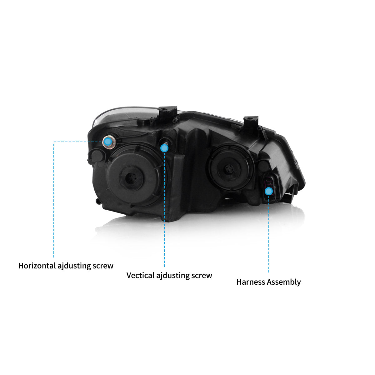 VLAND LED Headlights For 2009-2017 Volkswagen Polo MK5 Canada