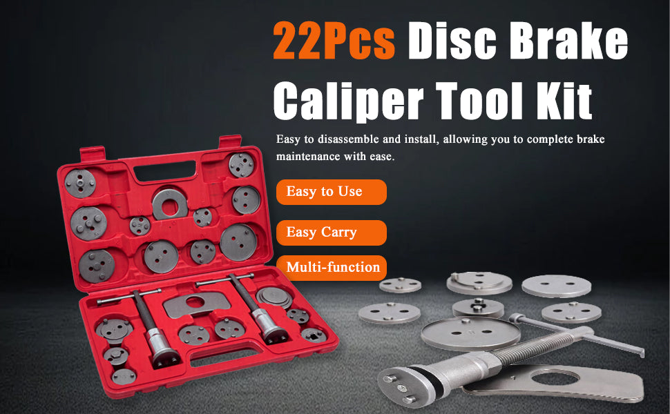 22Pcs Disc Brake Caliper Tool Set