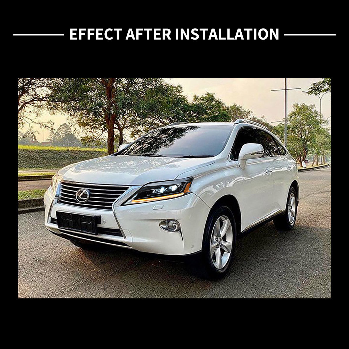 VLAND LED Headlights For 2013-2015 Lexus RX 270 350 450h Canada
