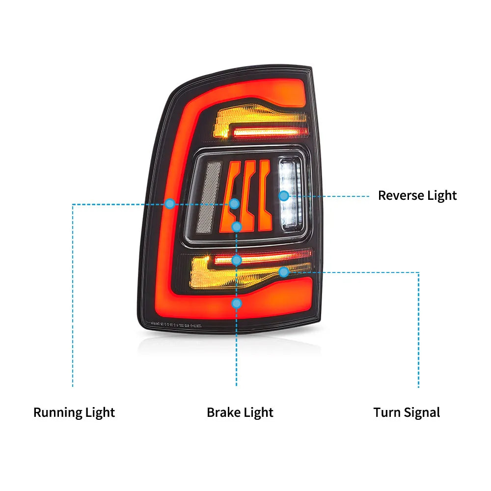 VLAND LED Taillights For 2009-2018 Dodge Ram 1500/2500/3500 Canada