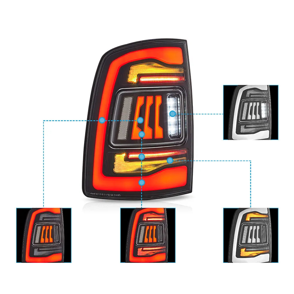 VLAND LED Taillights For 2009-2018 Dodge Ram 1500/2500/3500 Canada