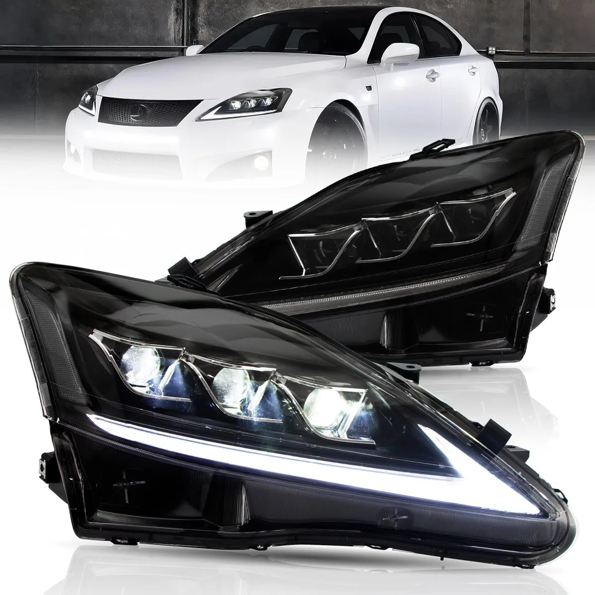 VLAND LED Headlights For 2006-2013 Lexus IS250 350 ISF Canada