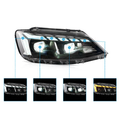 VLAND LED Headlights For 2012-2018 Volkswagen Jetta/Sagitar MK6 Canada