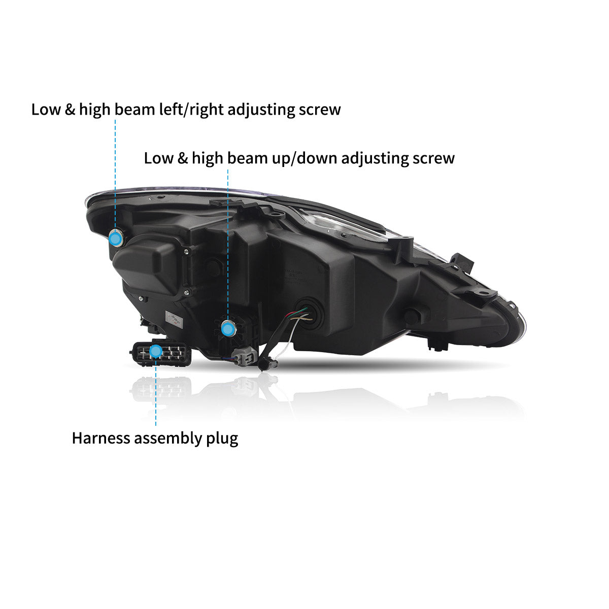 VLAND LED Headlights For 2006-2013 Lexus IS250 350 ISF Canada