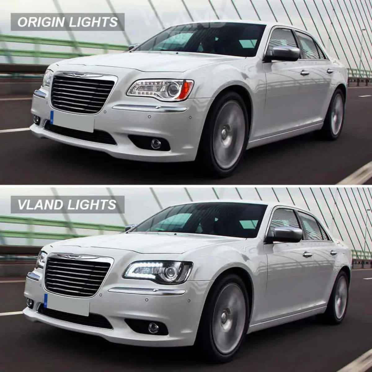 VLAND LED Projector Headlights For 2011–2023 Chrysler 300 Canada