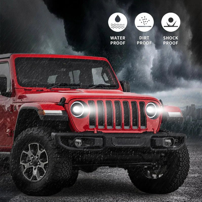 VLAND LED Headlights For 2018-2023 Jeep Wrangler & Gladiator JT Canada