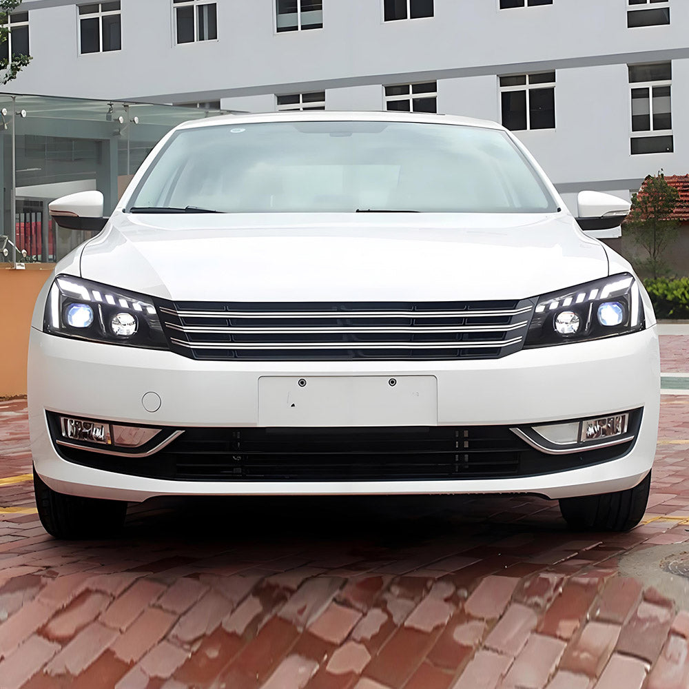VLAND Black LED Headlights For 2011-2015 Volkswagen Passat Canada