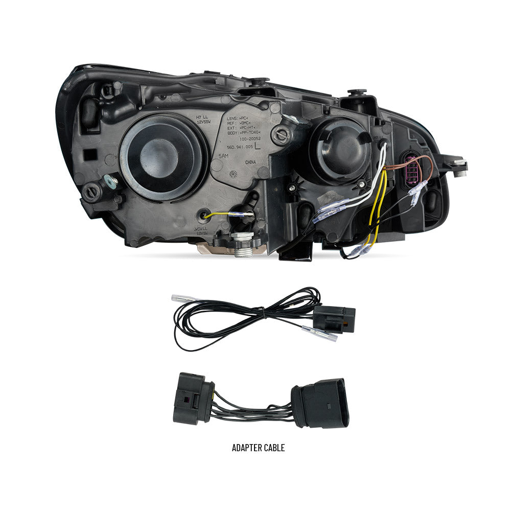 VLAND Black LED Headlights For 2011-2015 Volkswagen Passat Canada