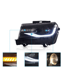 VLAND LED Headlights For 2014 2015 Chevrolet Camaro
