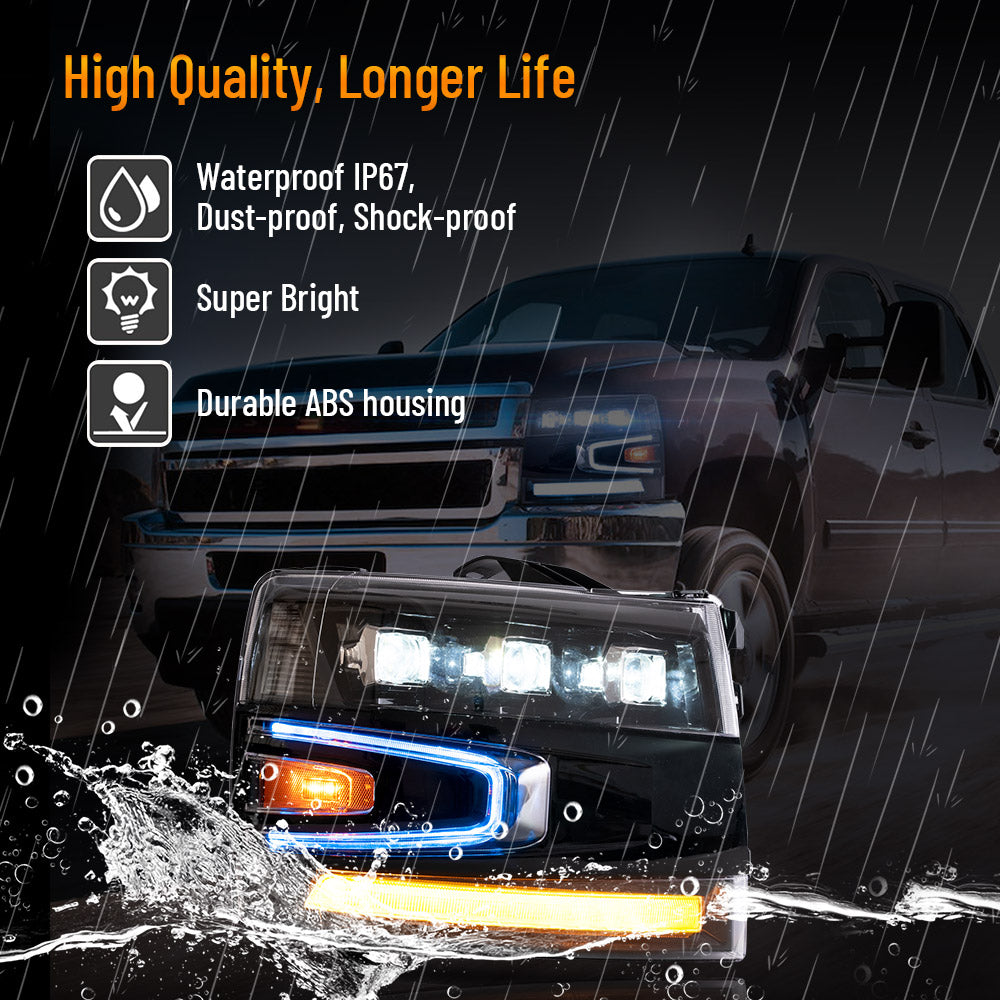 VLAND LED Headlights For 2007-2013 Chevrolet Silverado 1500 2500HD 3500HD Canada