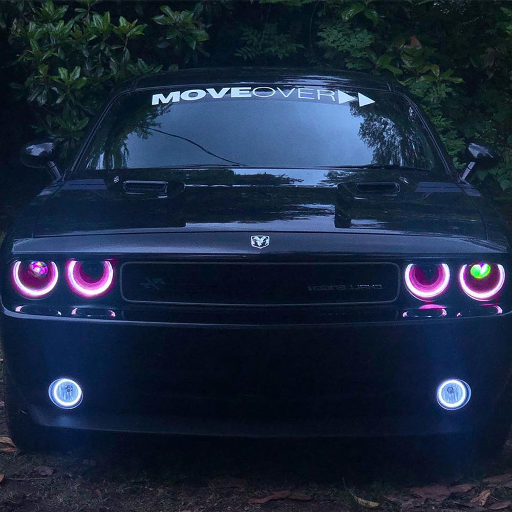 VLAND LED Headlights RGB Style for Dodge Challenger 2008-2014 Canada