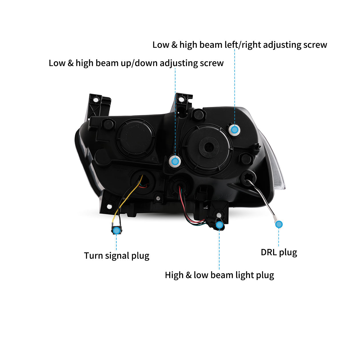 VLAND LED Headlights For Dodge Charger 2011-2014 Canada