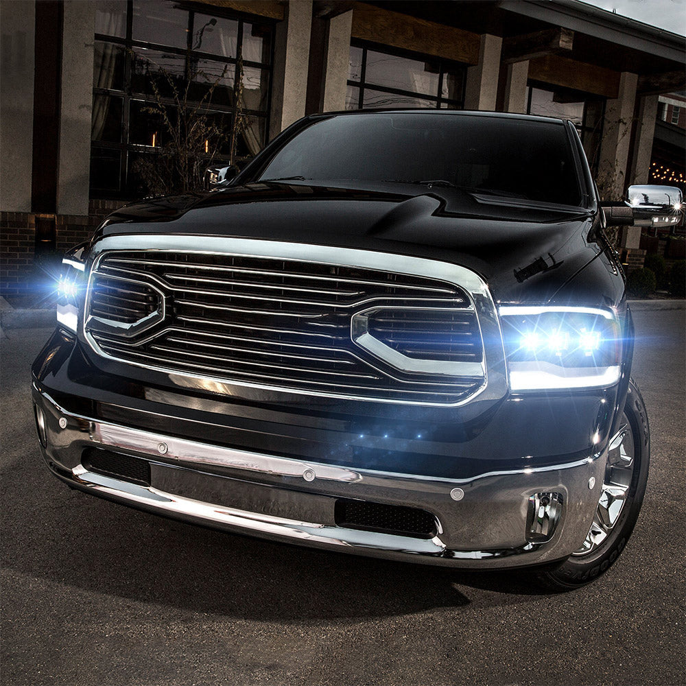 VLAND Sequential LED Headlights For 2009-2018 Dodge RAM 1500 2500 3500 Canada