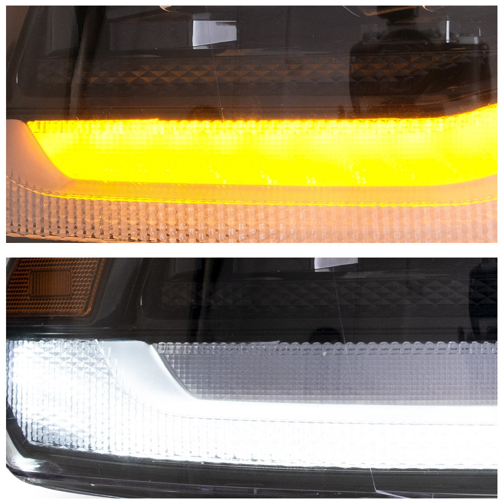 VLAND Sequential LED Headlights For 2009-2018 Dodge RAM 1500 2500 3500 Canada