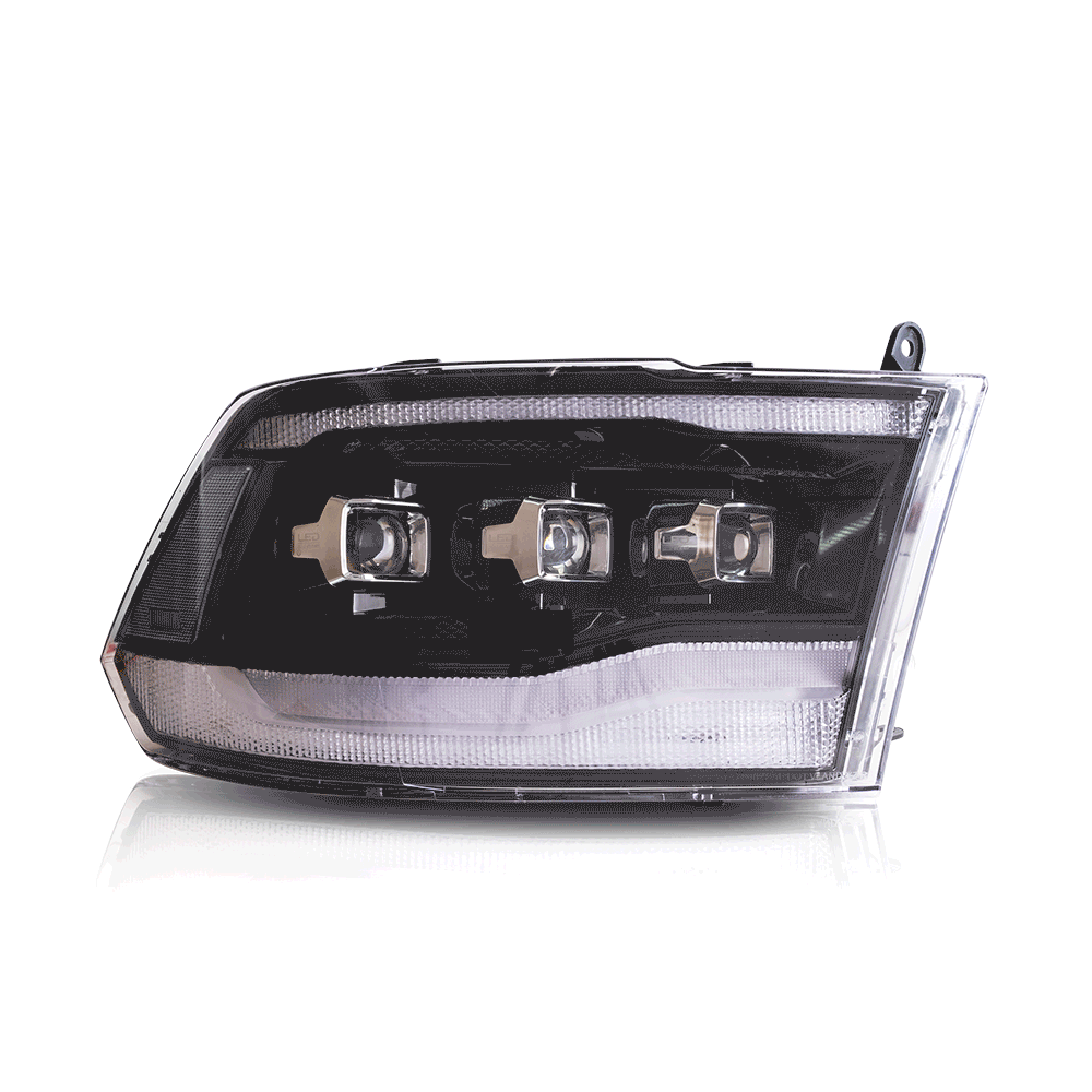 VLAND Sequential LED Headlights For 2009-2018 Dodge RAM 1500 2500 3500 Canada
