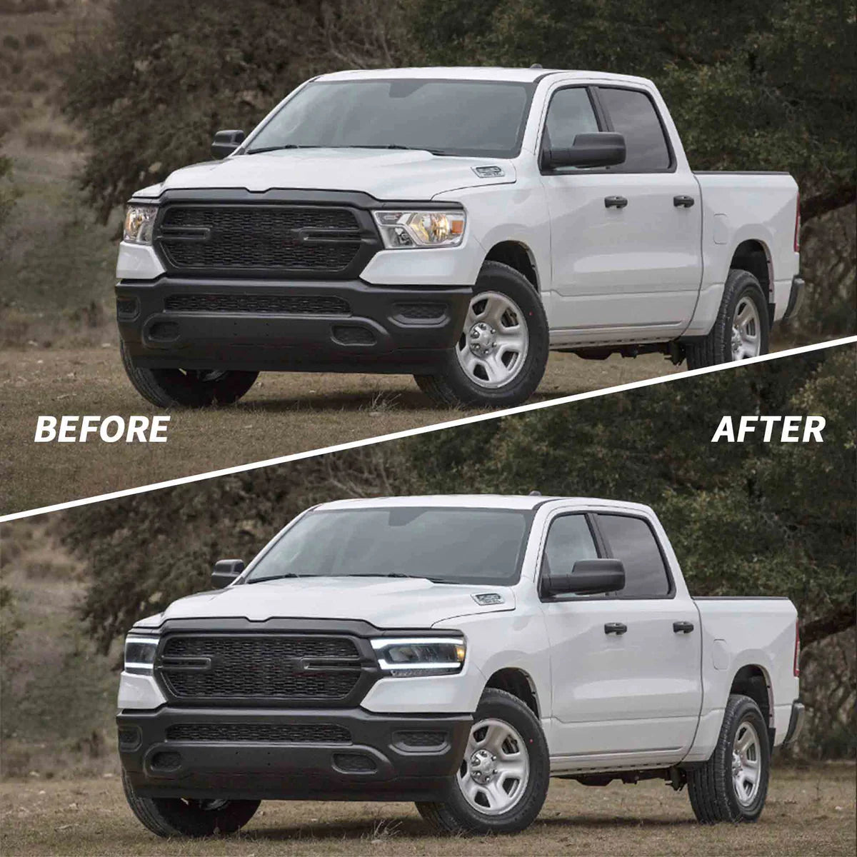 VLAND LED Headlights For Dodge RAM 1500 2019-2024