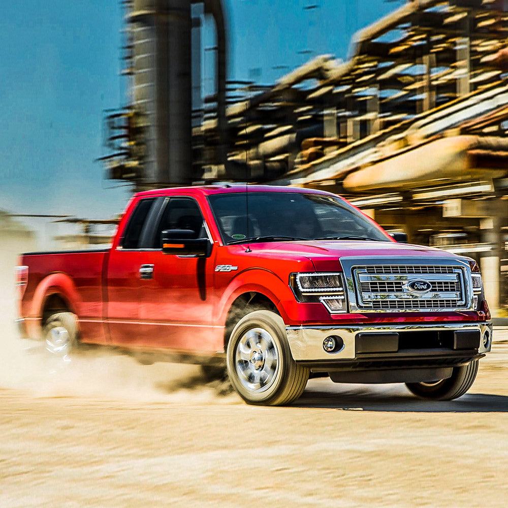 VLAND LED Reflection Bowl Headlights For 2009-2014 Ford F150 Canada