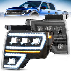 VLAND LED Matrix Projector Headlights For Ford F150 2009-2014 Canada