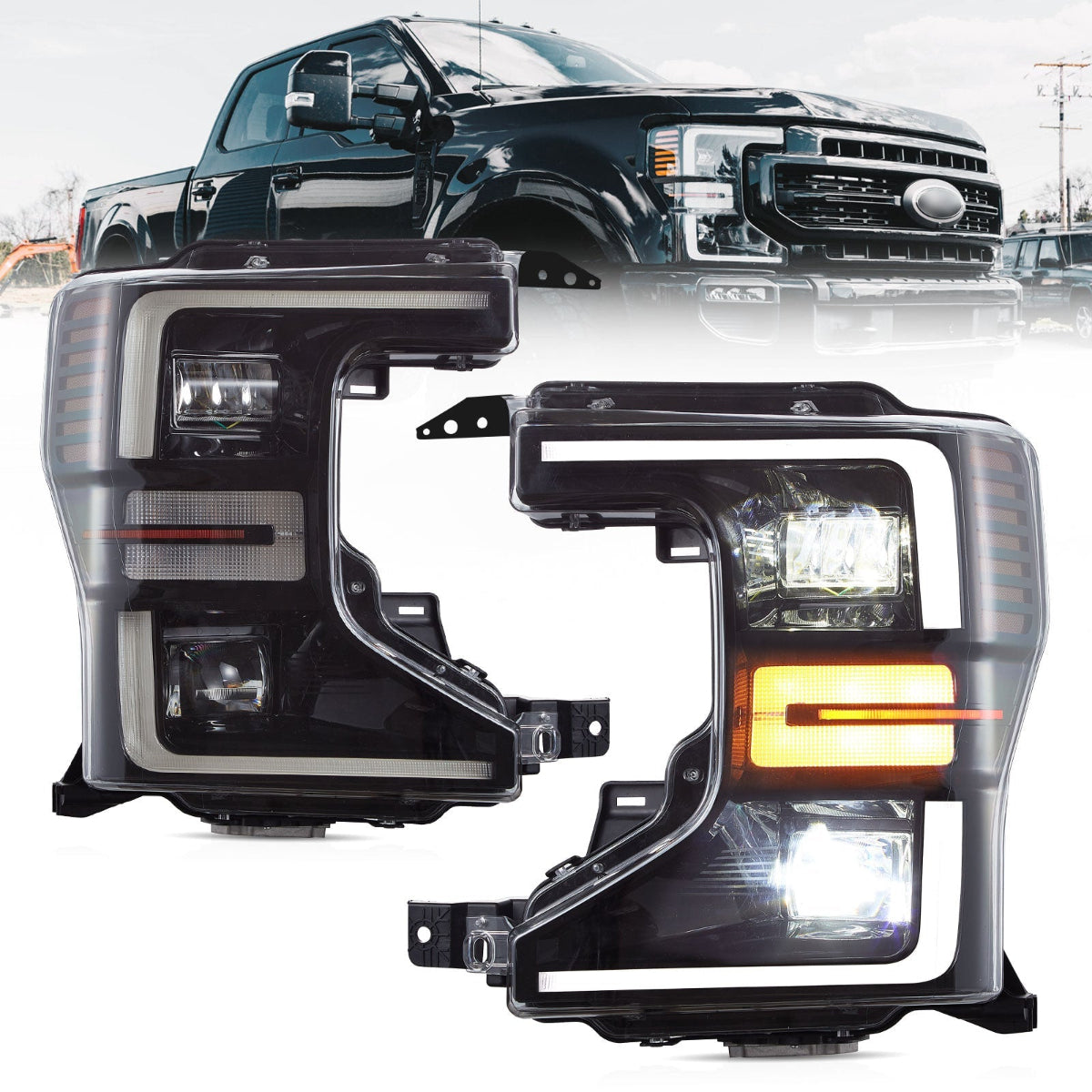 VLAND LED Headlights For 2020-2022 Ford F250 F350 F450 F550 Super Duty Canada